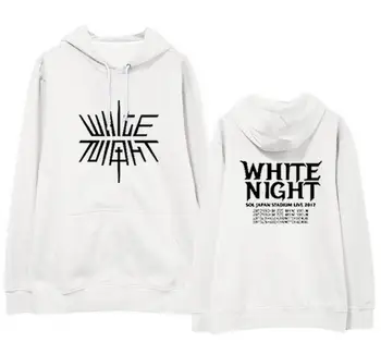 Kpop bigbang taeyang japonia concert noaptea albă de imprimare aceeași lână/subțire pulover hoodies toamna iarna hanorac unisex