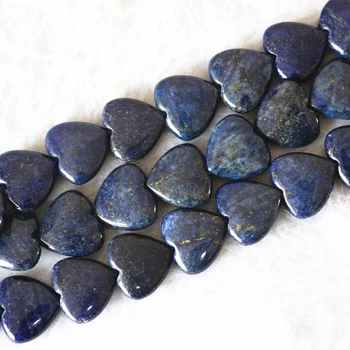 Lapis lazuli piatră naturală 15mm vânzare fierbinte inima vrac margele diy Bijuterii de înaltă calitate face 15