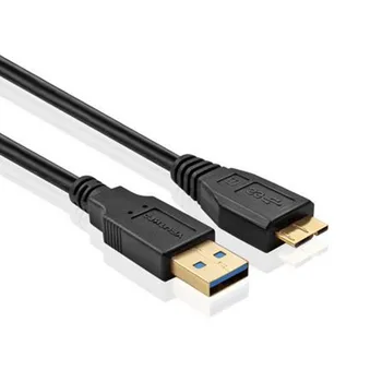 LBSC SuperSpeed USB 3.0 de Tip a la Micro-B Cablu în Negru 6 Metri