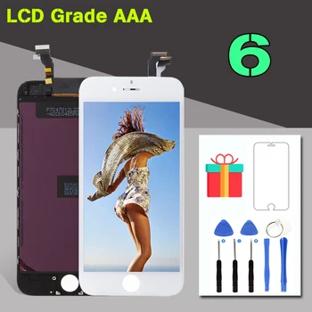LCD CASA AAA+ LCD de Calitate pentru iPhone 6 6G Display LCD Touch Screen Digitizer Înlocuirea Ansamblului Pentru iPhone6 Pantalla A1549