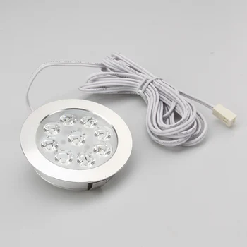 LED Retro Încastrat în Jos lumina Ultra Subțire 12VDC 1.8 W Mini Natural Alb Rece Alb pentru Acasă Bucătărie iluminare de fundal