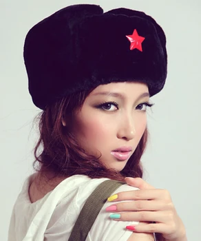Lei feng capac Vintage Bărbați Femei cald Iarna caciula Ushanka rusă Casquette Bombardier Pălării Armatei Roșii
