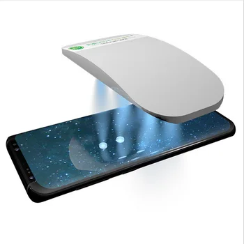 Lichid Plin de Lipici 3D Temperat Pahar Ecran Protector cu Kitul de Instalare Pentru Samsung Galaxy S9 S9 Plus 2 buc Sticlă cu 1 Lumina UV