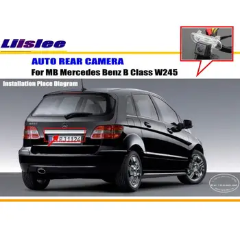 Liislee Camera Auto Pentru Mercedes Benz B Class W245 / Spate Vedere aparat de Fotografiat / HD CCD RCA NTST PAL / Lumină de inmatriculare OEM
