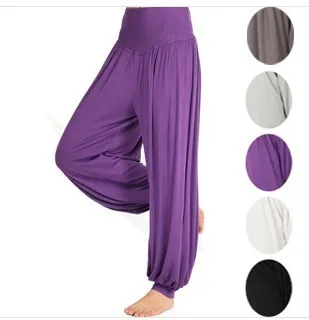 Livrare gratuita femei vrac pantaloni de yoga pantaloni casual, pantaloni largi picior pantaloni de yoga chiloți de sport pentru doamna