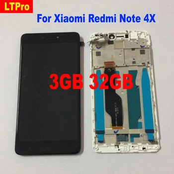 LTPro Negru/Alb/Aur de 5,5 inch Ecran LCD Panou de Ecran Tactil Digitizer Asamblare cu cadru Pentru Xiaomi Redmi Notă 4X Înlocuire