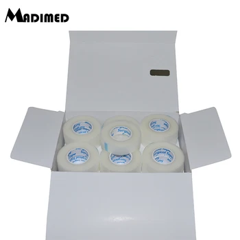 MADIMED 1.25cmx9.1m 24 Role/Lot Adeziv Medical Respirabil PE Banda Pentru Extensii de Gene mai mic Plasture pe Ochi