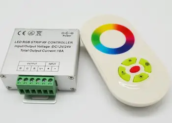 Magic Dream, Culoare LED-uri RGB Controller,DC12 24V,5 Taste carcasă din Aluminiu RF Touch RGB-controler pentru benzi cu led-uri,lumini de perete