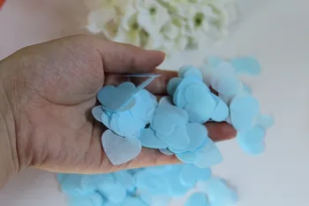 Manual 2300 Turqoise nunta inima hârtie de oaspeți aruncat confetti biodegradabile băiat copil de dus chirstening decor