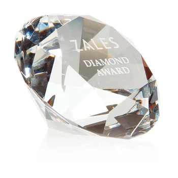 Manual de 80MM Clar de Sticlă Cristal de Diamant Diamond Prespapier Birou Decor de Masă