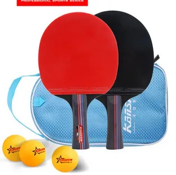Marca de Calitate racheta de tenis de Masă Ddouble Cosuri-din cauciuc Ping Pong Racheta de tenis de masă tenis de masă