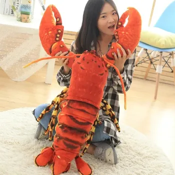 Mare nou de pluș homar jucărie simulare homar papusa cadou aproximativ 110cm