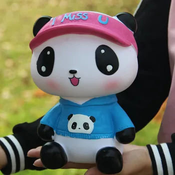 Mare panda pusculita vinil copil desene animate pusculita cadou de ziua elev cadou