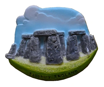 Marea BRITANIE Stonehenge Aromoterapie Rece de Portelan Pictate manual 3D Magneți de Frigider de Călătorie Suveniruri Frigider Autocolante Magnetice
