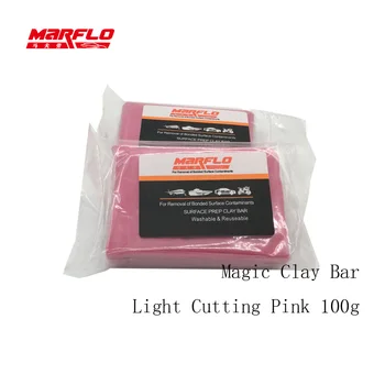 Marflo Magic Clay Bar Lumina de Tăiere Grad Roz 200g Auto-Vopsea Auto Grijă de Curățare Detaliază Spălat Rege Înainte de Styling Auto