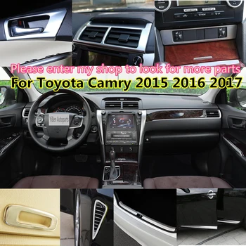 Masina ABS Cromat față motor de curse grătar, Mașină de grila superioară capota stick panou ornamental lampa 4 buc pentru Toyota Camry 2016 2017