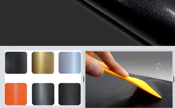 Masina Balustrade din Fibra de Carbon Autocolant Pentru Mercedes Benz C200 2011-2013 6pcs Per Set Fibra de Carbon de Styling Auto