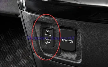 Masina Inter Panou Dual 2USB Portului Conectorului de Capul Unitatea 2 de Încărcare USB Încărcător pentru Mazda