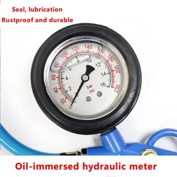 Metalice de inalta precizie presiunea în anvelope auto masă manometru anvelope de ulei hidraulic tip pointer masa