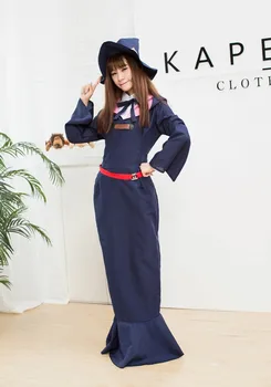 Mica Vrăjitoare Mediul Academic Cosplay Costum Kagari Atsuko Sucy Manbavaran Halloween Dress Pălărie
