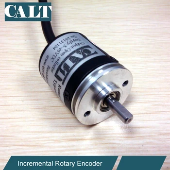 Micro 30mm miniatură rotary encoder 4mm arbore de 100 de impuls NPN B val Pătrat incremental optic encoder