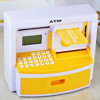 Mini ATM Banca Jucărie Digitală Bani / Monede de Stocare a Salva Caseta de Bani ATM bancomat