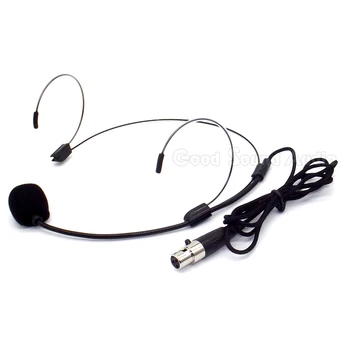 Mini XLR 3 Pini TA3F Plug cu Fir HeadWorn cu Cască Microfon cu Condensator Mikrafon Mike Microfon Wireless Pentru Transmitator BodyPack