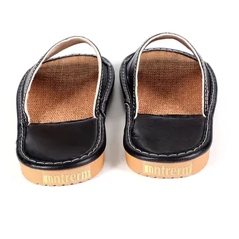 Mntrerm Piele De Oaie Piele Pantofi Plat Pentru Femei Maro-Negru 2017 Vara Papuci De Deget De La Picior Stil Britanic Oxford Pantofi Pentru Femei
