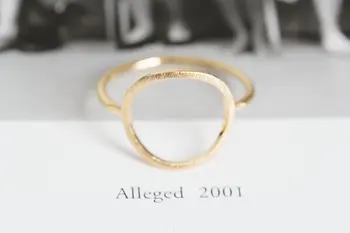 Moda cerc inel de Aur-inele de culoare pentru femei en-gros de transport gratuit culoare mixt
