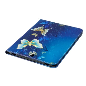 Moda Fluture Panda Bufnita Modele Flip Book Cover Piele PU Caz Suport pentru Samsung Galaxy Tab S3 9.7