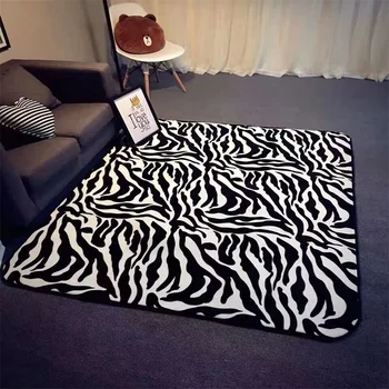 Moda Romb Desene Animate Baie Etaj Picior Yoga Mat Joc Hol Living Dormitor Decorative, Covor Covor Zonă Pisica Zebra