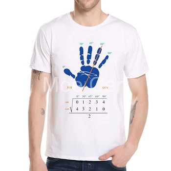 MOE CERF 2017 Nou Marca T-shirt pentru Bărbați Chimie/Matematică Parte de Design Imprimate Topuri Hipster Baieti Cool T-shirt L8-O-5
