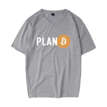 Moneda digitală Bitcoin Logo Cotton T-shirt, Tee SHIRT tricou Maneca Scurta cu Maneci Plan bitcoin Predominante Blockchain bitcoin B