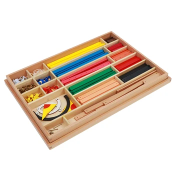 Montessori Jucărie Pentru Copii Geometrice Stick Material Timpurie Preșcolară Brinquedos Juguets