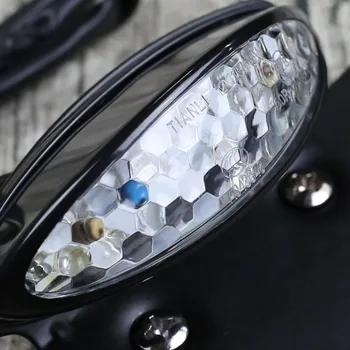 Motociclete de epocă personalizate spate cu LED-uri de Lumină de formă Ovală End motocicleta lumina Cafe Racer Coada de Lampa