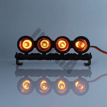 Multi-funcție Luminos LED Bar pentru RC Rock Crawler Axial SCX10 90046 Tamiya D90 Jeep Wrangler Traxxas TRX-4 HPI HSP Masina RC