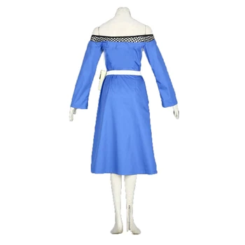 Naruto Mei Terumi Mizukage cosplay albastru rochie costum set