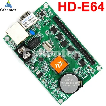 Nava gratuit HD-E64 rețea / Port ethernet 1024*256 pixeli suport single și Dual Display color modul Asincron led de Control Card