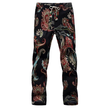 Națională chineză stil de imprimare de moda tendință de Glezna-Lenghth pantaloni de Vara 2017 New sosire calitate Vascoza pantaloni harem de bărbați M-6XL