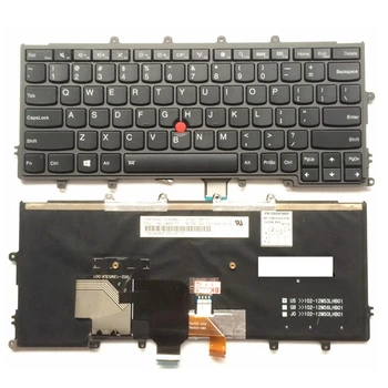 NE-Negru Iluminare din spate New English tastatura laptop Pentru Lenovo Pentru THINKPAD x240 x240s x240i X250 X260S X230S X270 Cu bastoane arătând