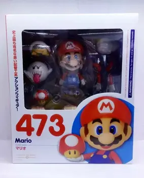 Nendoroid Super Mario Fratele Mario #473 / Luigi #393 PVC figurina de Colectie Model de Păpușă Jucărie