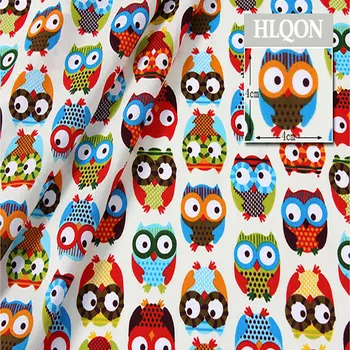 New Sosire Owl print Importate material de bumbac pentru copii stofa tesaturi brocart de BRICOLAJ Ambarcațiuni de Cusut Pânză de un metru