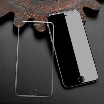 NFH 4D STICLA Pentru iPhone 8 7 Plus Protector de Ecran Rotund Margine Curbat Premium Tempered Full Cover pentru iPhone Pe 7 Folie de Protectie