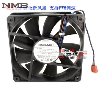 NMB 4710KL-04W-B56 12cm 12025 120mm 0.72 4-sârmă PWM caz industriale axiale, ventilatoare de răcire
