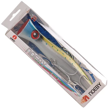 NOEBY Momeli de Pescuit 200mm/115.2 g Popper Momeala Franța VMC Cârlig Isca Artificiale Para Pescuit Pescuit Peche Leurre Swimbait