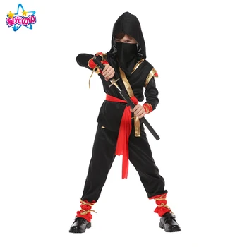 NoEnName Copii Ninja Costume Cosplay Costum De Arte Martiale Ninja Costume Pentru Copii Petrecere De Lux Decoratiuni Consumabile Uniforme