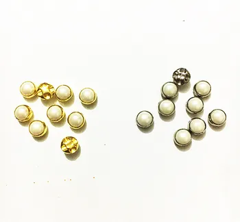 Noi 100buc 4mm butoane perla ultra mici mini papusa haine butoane perla decor blyth haine papusa accesorii diy
