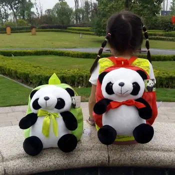 Noi Animale Împăiate Panda Desene Animate Pluș Rucsac Jucărie Pentru Copii Cadou 6 Opțiuni De Culori