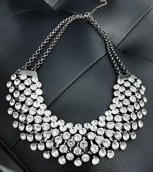 Noi Collares Cristal Cravată Colier Pentru Femei Bijuterii De Moda De Lux Coliere Pandantive