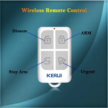 Noi Kerui Portabil fără Fir Control de la Distanță Pentru GSM PSTN Sistem de Alarmă Acasă KR8218G de Securitate Acasă de Voce Inteligent Sistem de Alarma Antiefractie